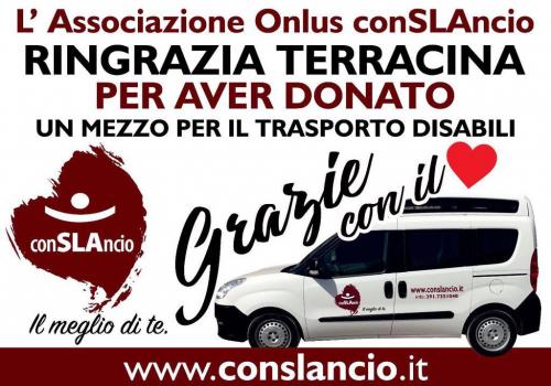 Donazione doblò a Terracina